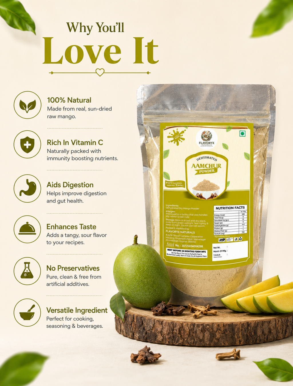 Dehydrated Aamchur Powder