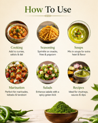 Dehydrated Green Chilli Powder