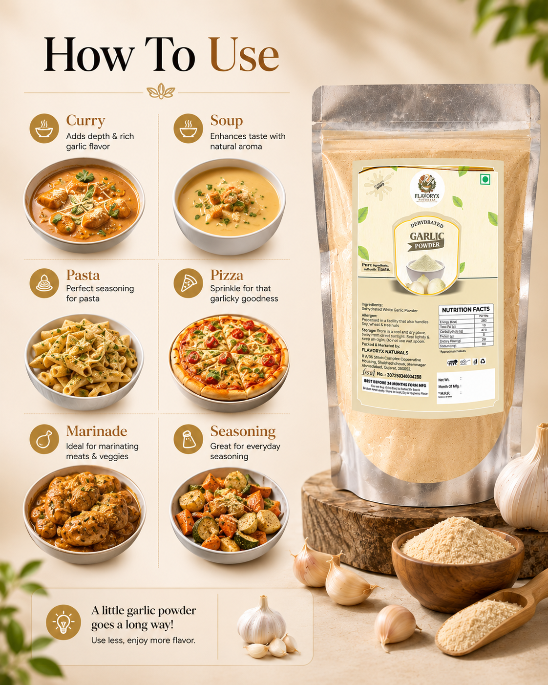 Dehydrated Garlic Powder