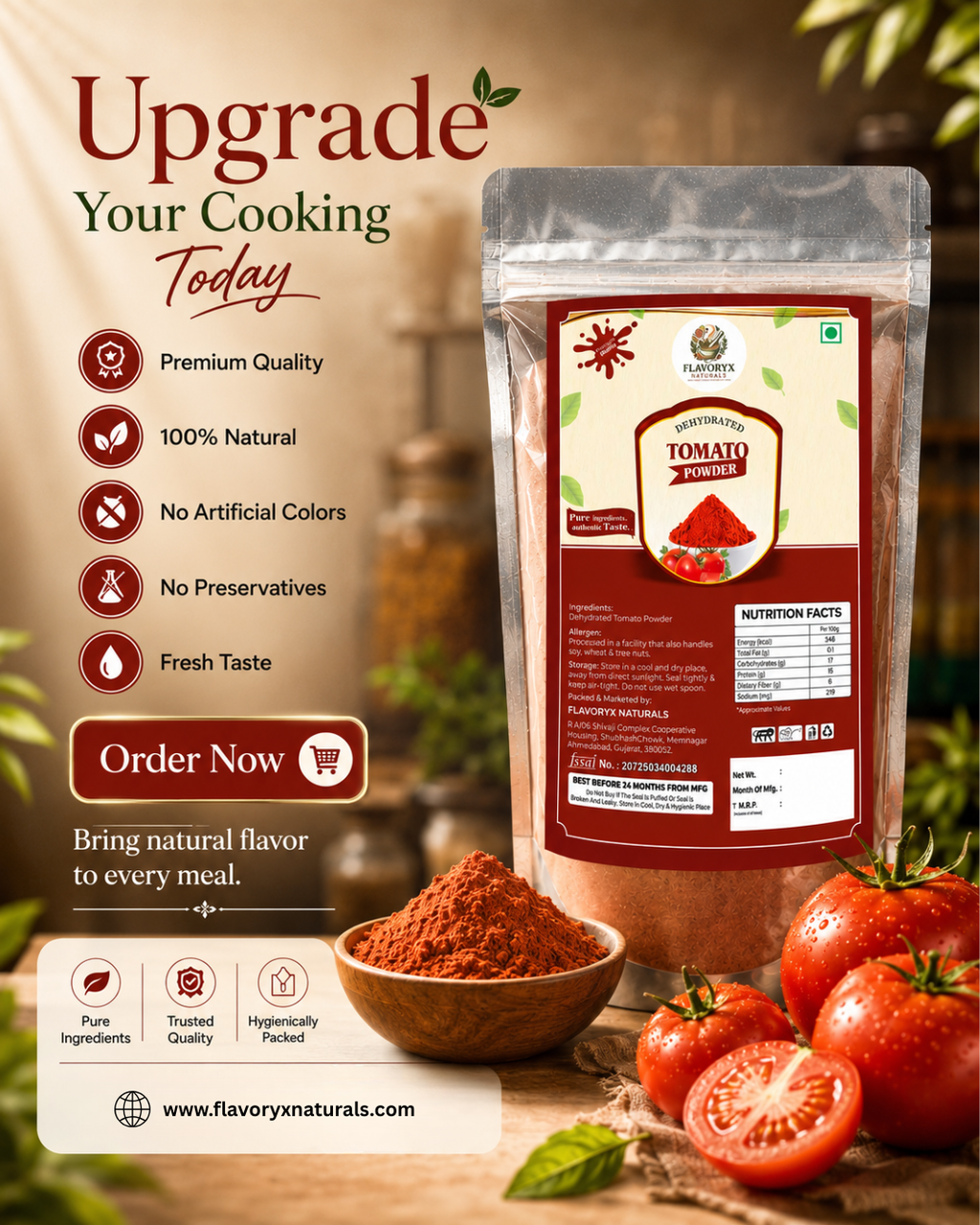 Dehydrated Tomato Powder