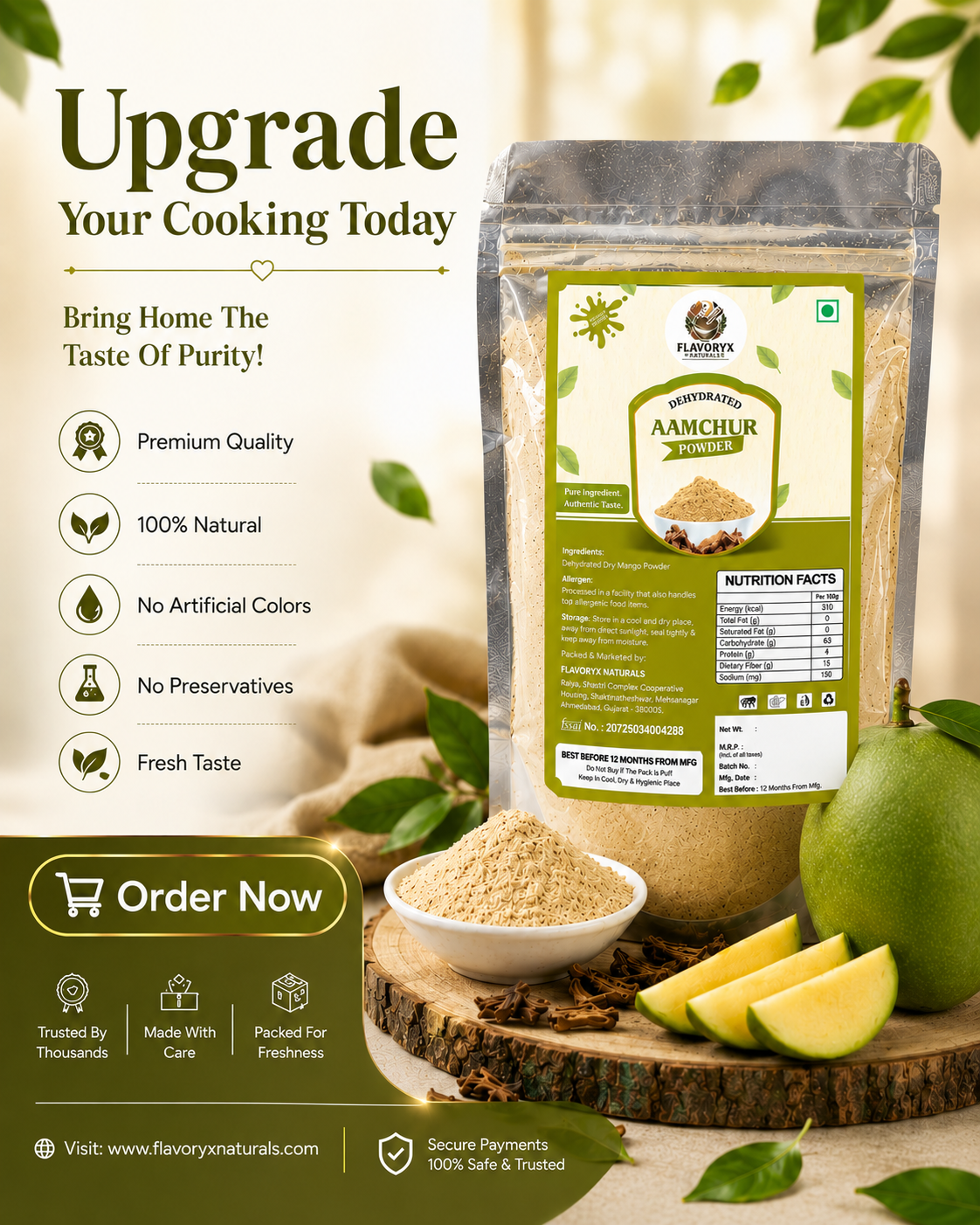 Dehydrated Aamchur Powder