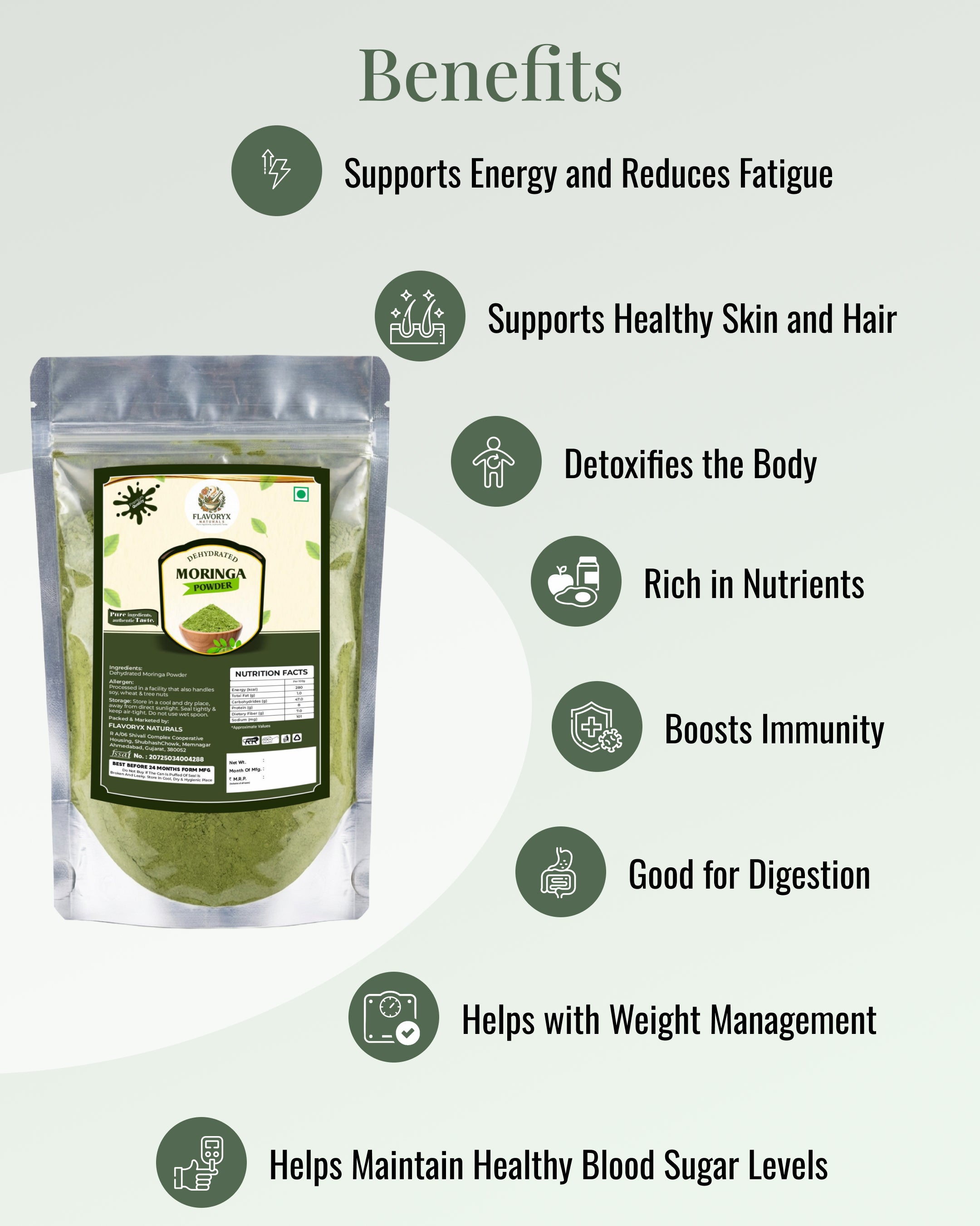 Dehydrated Moringa Powder