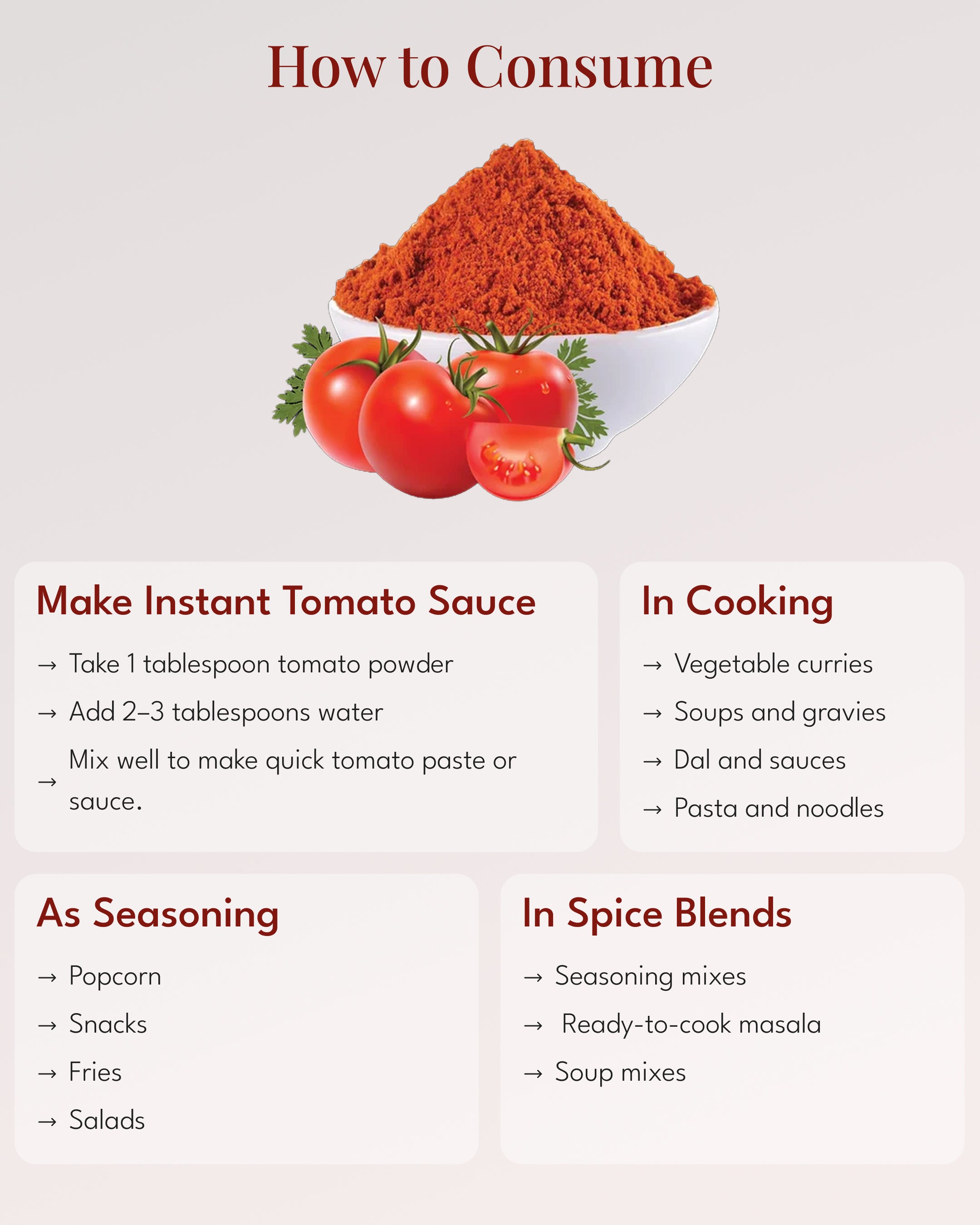 Dehydrated Tomato Powder