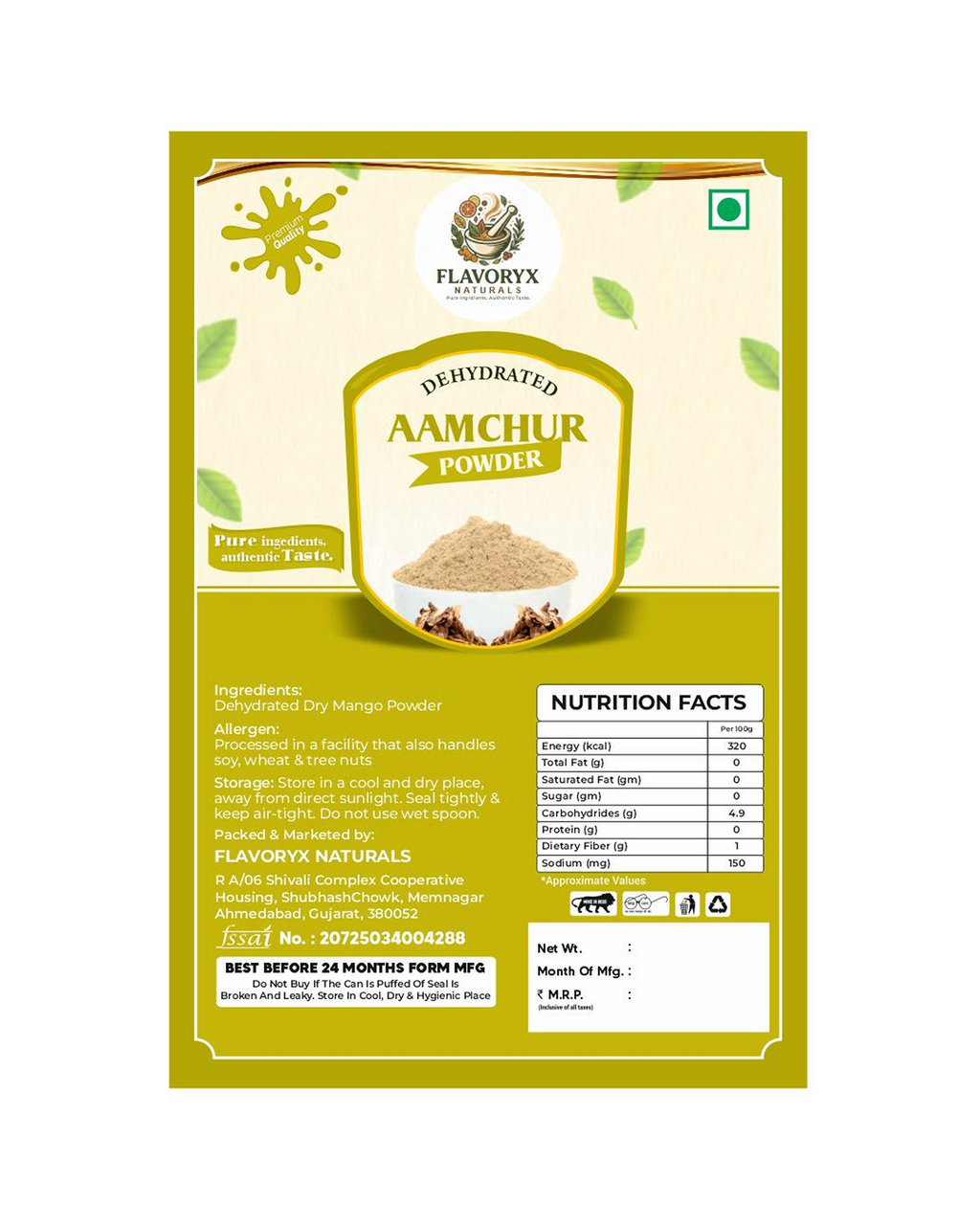 Dehydrated Aamchur Powder