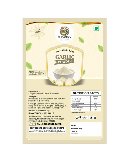 Dehydrated Garlic Powder