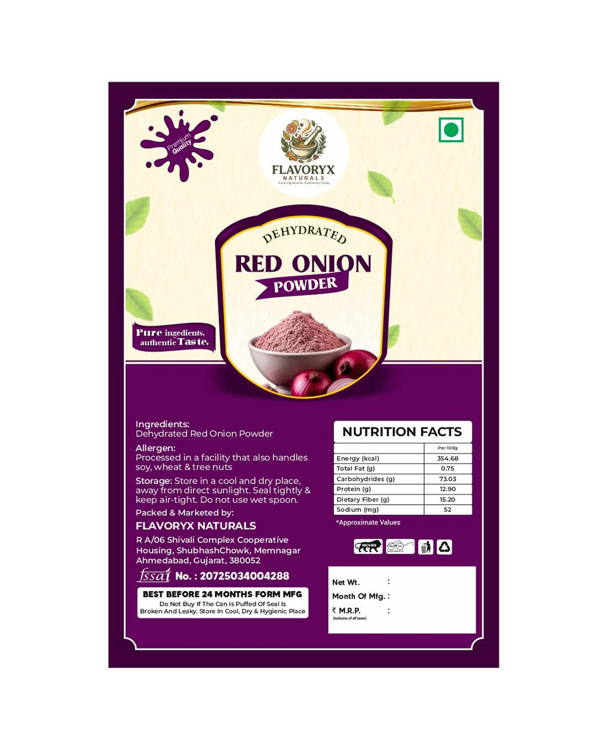 Dehydrated Red Onion Powder - Image 2